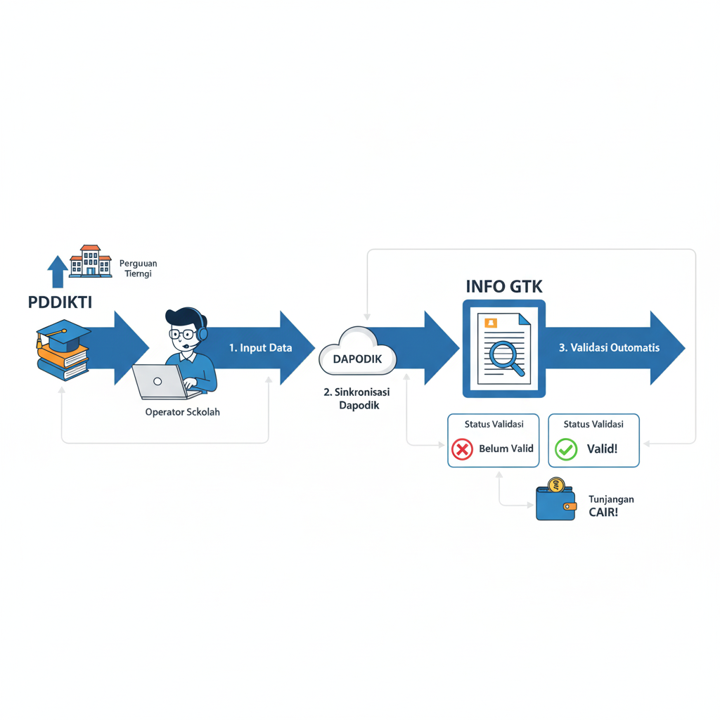 Cara Verval Ijazah di Info GTK